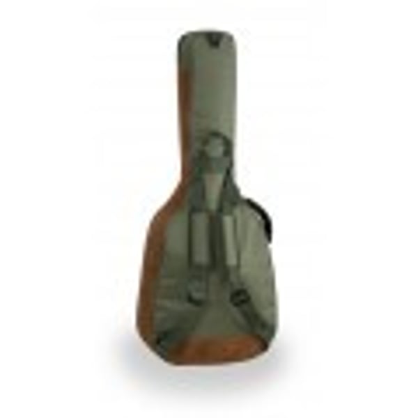 SOUNDSATION Borsa chitarra acustica con inserti in pelle suede