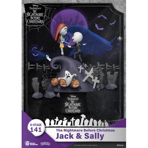 Nightmare before Christmas D-Stage PVC Diorama Jack & Sally 15 cm