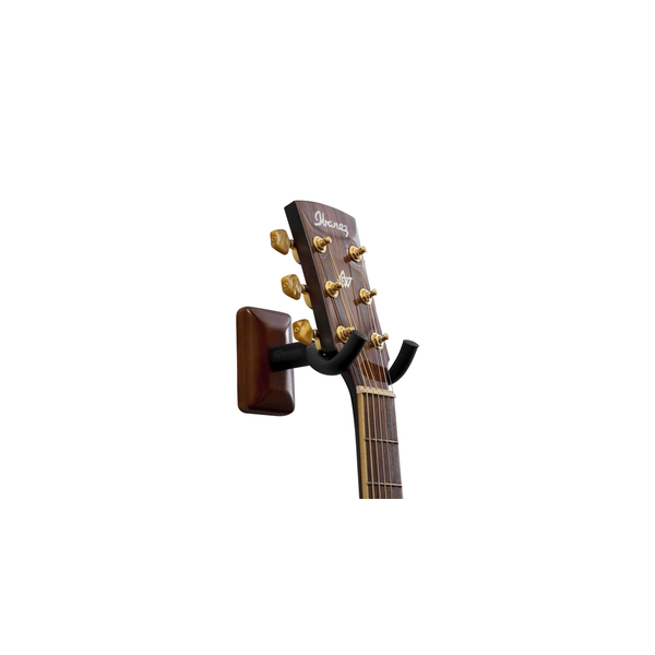 Gator Frameworks GFW-GTR-HNGRMHG Supporto a muro per chitarra con piastra mogano<br>
