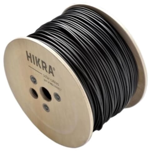 HIS HIKRA SOL (H1Z2Z2-K), 4mm², black, 500m-tr. (meter mark)