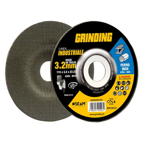 MOLA ABRASIVA PER FERRO 'GRINDING LINEA INDUSTRIALE' ø 230 x 3,2