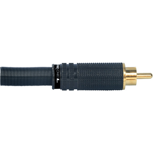 PROEL STAGE Spina volante RCA professionale. Colore: Nero.