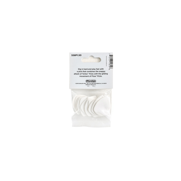 Dunlop 558P150 Tortex Flow Standard 1.5 mm Player's Pack/12