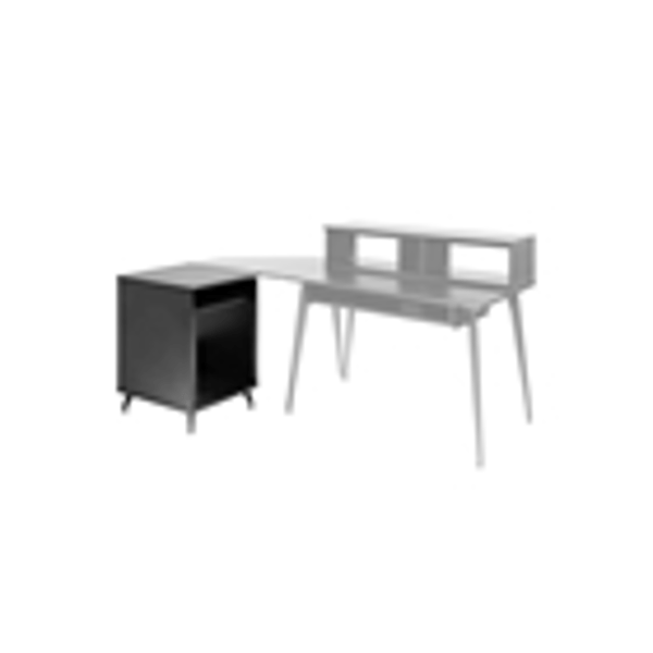 Gator Frameworks GFW-ELITEDESKRK-BLK Rack studio 10U in nero<br>