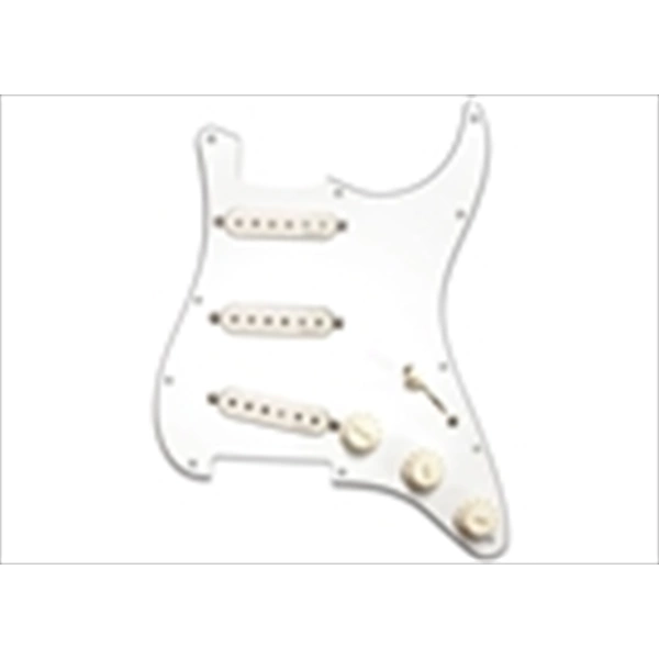 Fishman Fluence Loaded Pickguard Stratocaster 3 Single Width White