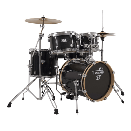 TAMBURO Batteria serie T5 5 pezzi colore Black Sparkle