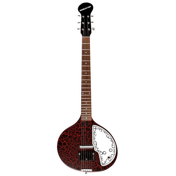 DANELECTRO BABYSITAR RED CRACKLE