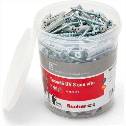 TASSELLI UV 8 CON VITI FISCHER