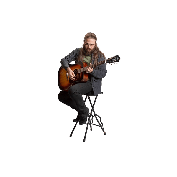 Gator Frameworks GFW-GTRSTOOL Sgabello per chitarra con supporto<br>