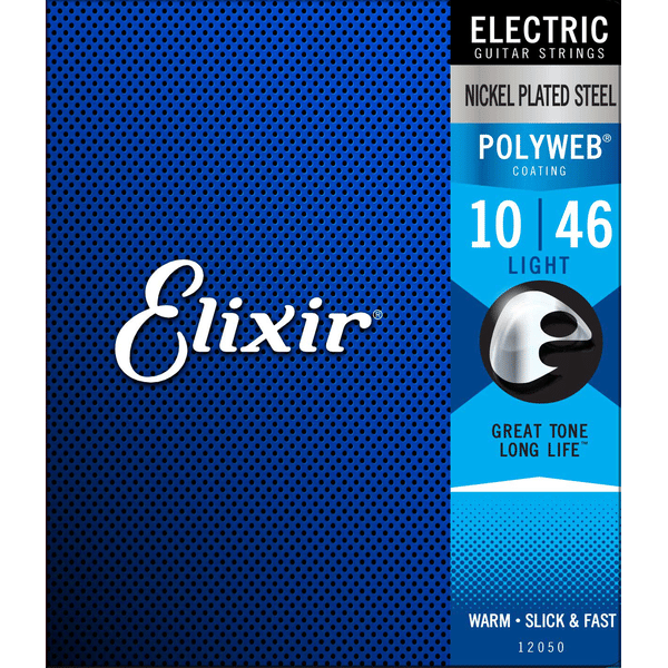 ELIXIR 12050 ELECTRIC NICKEL PLATED STEEL POLYWEB