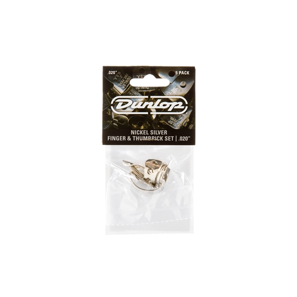 Dunlop 33P N/S 4FINGER & 1THUMB .020 - PLAYER'S PACK 5 PLETTRI
