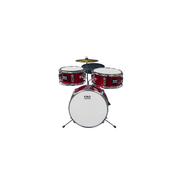 Eko Drums ED-100 Drum kit Metallic Red - 3 pezzi