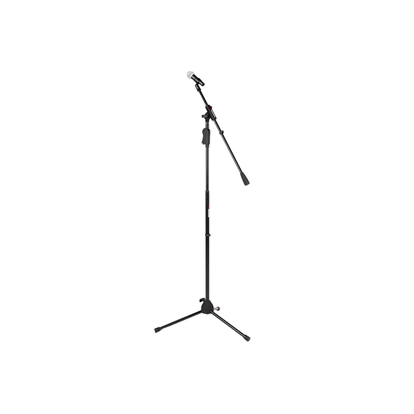 Gator Frameworks GFW-MIC-2110 Supporto microfonico deluxe con base treppiede e braccio fisso