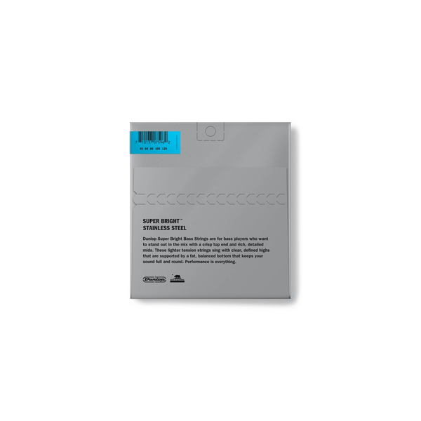 Dunlop DBSBS45125 Super Bright Stainless Steel, Medium Set/5