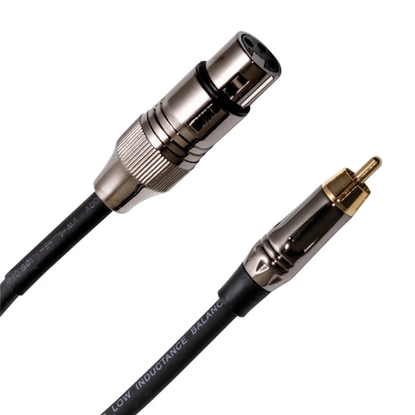 Quik Lok ITST/FRCA-1 XLR F/RCA 1mt