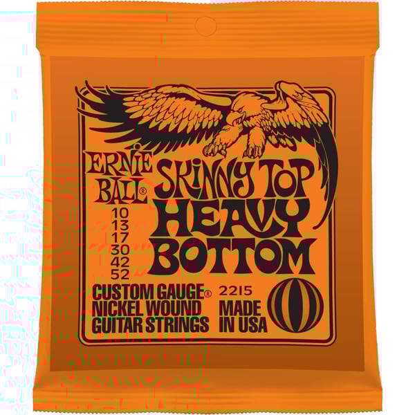 ERNIE BALL Slinky Nickel Wound 2215 - Skinny Top H-Bottom. Modello P02215