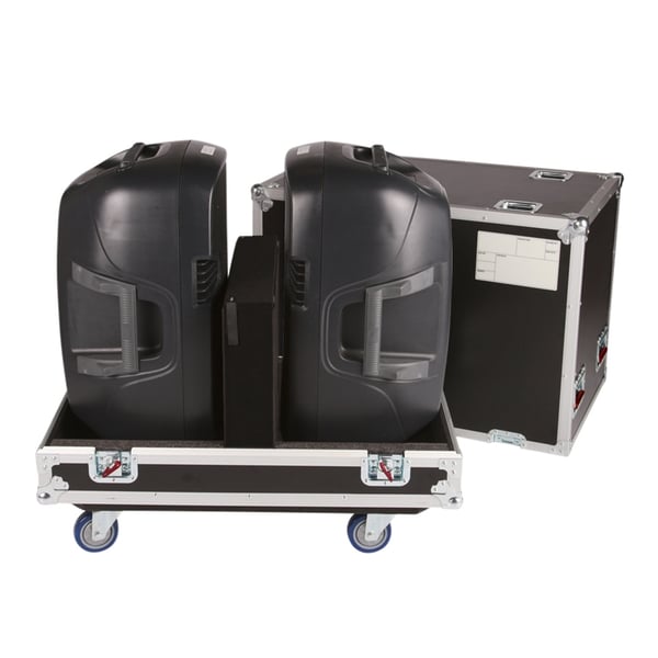 Gator Cases G-TOUR SPKR-215 Flight Case coppia di speaker da 15"