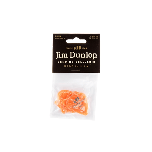 Dunlop 483P#08 Orange Perloid - Thin