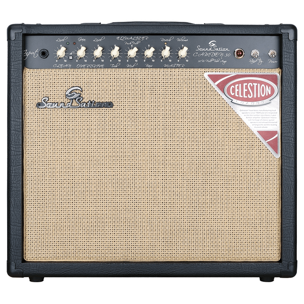SOUNDSATION Combo valvolare 30 Watt per chitarra con riverbero a molla. Modello CAMDEN-30
