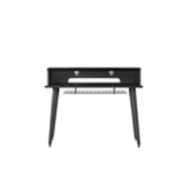 Gator Frameworks GFW-ELITEKEYTBL61-BLK Workstation in legno nera per tastiere fino a 61 tasti<br>