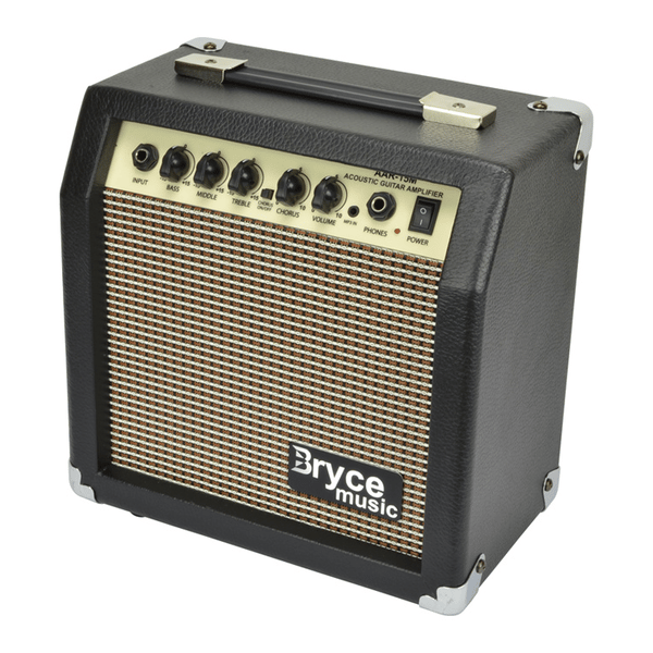 BRYCE MUSIC AAR-15 M AMPLIFICATORE PER CHITARRA ACUSTICA 15 WATT 6.5" + CHORUS + AUX IN