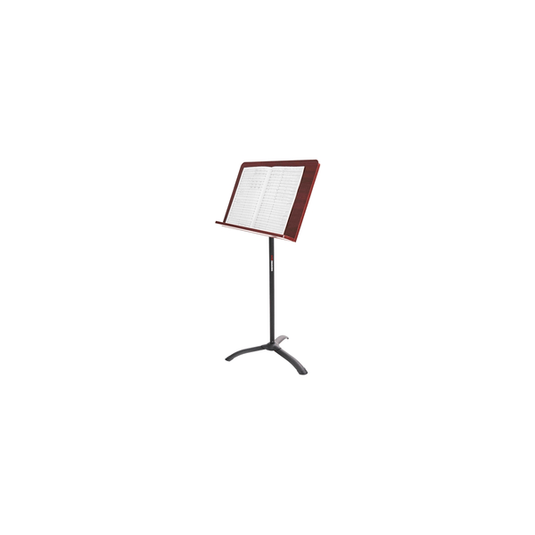 Gator Frameworks GFW-MUS-5000 - Leggio musicale in legno per direttore con base pieghevole