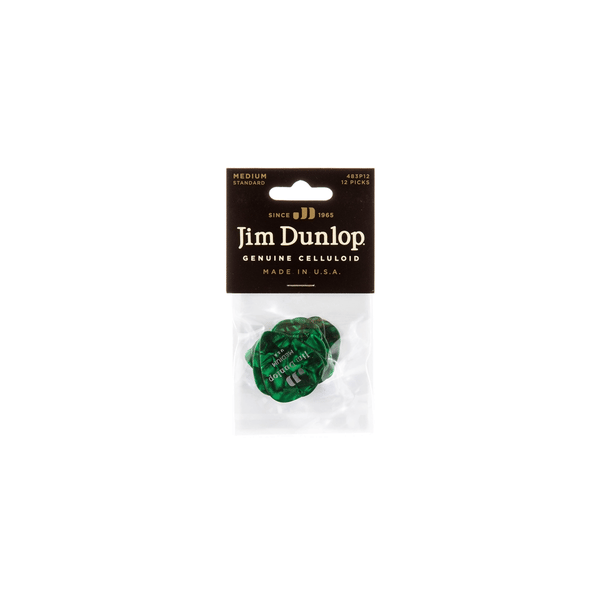 Dunlop 483P#12 Green Pearloid - Medium