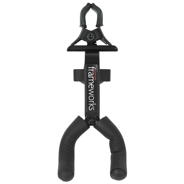 Gator Frameworks GFW-MICUKE-HNGR - Supporto con morsetto per ukulele o mandolino