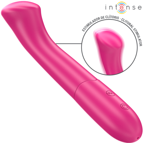 INTENSE FUN INTENSE - PATY VIBRATORE 19 CM FLESSIBILE 10 VIBRAZIONI MODELLO 2 ROSA