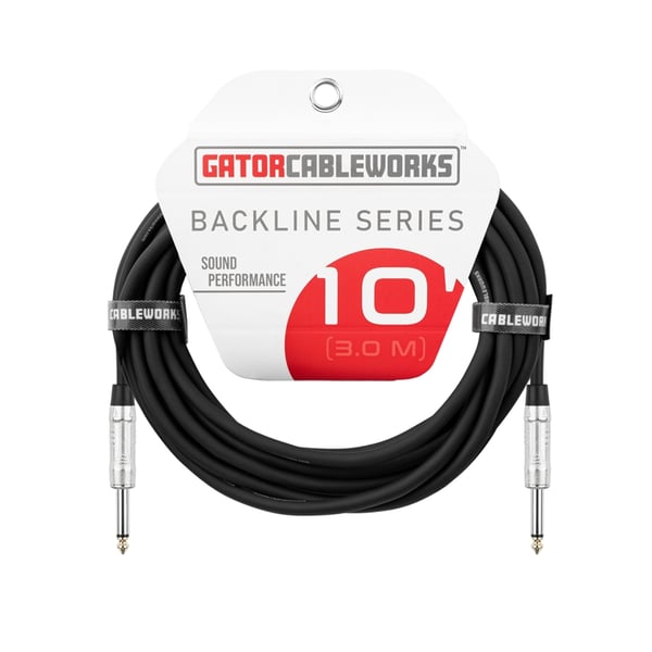 Gator Cableworks GCWB-SPK-10 Cavo speaker jack TS dritto/dritto 3 m Serie Backline