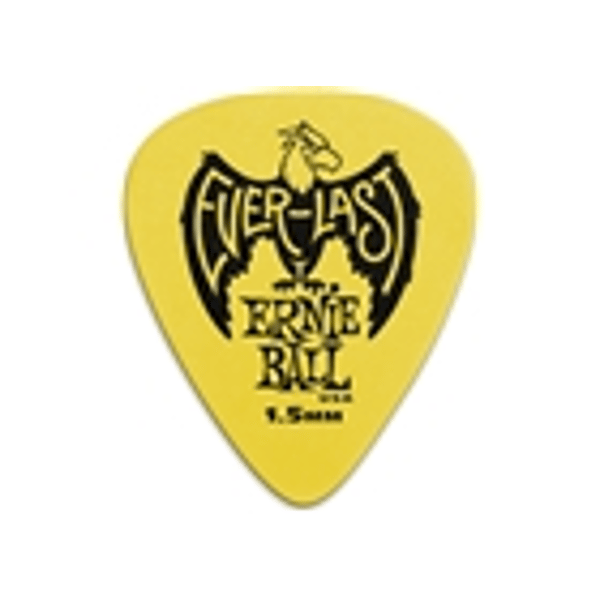 Ernie Ball Plettri Everlast Yellow 1.5mm Busta da 12