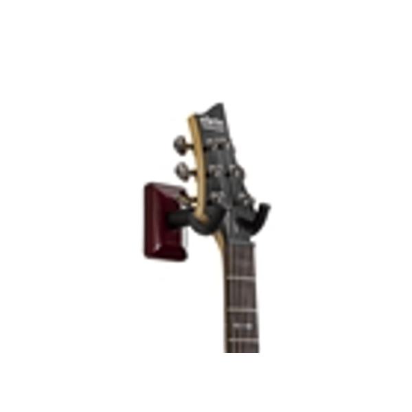 Gator Frameworks GFW-GTR-HNGRCHR Supporto a muro per chitarra con piastra ciliegio<br>
