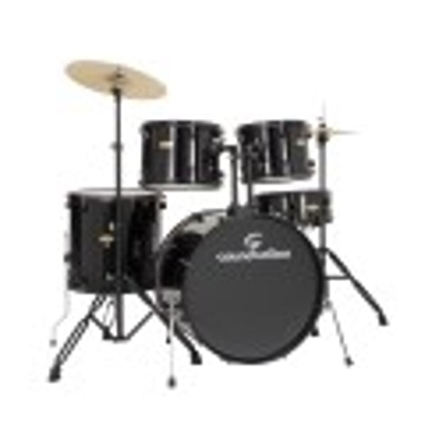 SOUNDSATION Drum Set 5 pcs in Pioppo con finitura rivestita Black