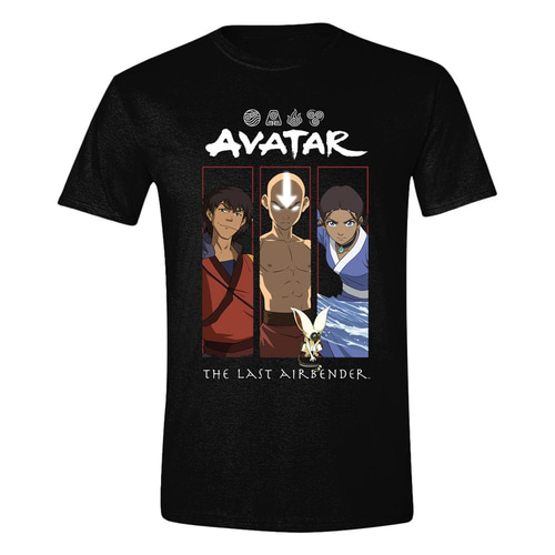 The Last Airbender T-Shirt Character Frames Size L