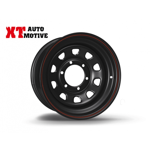 CERCHIO 15x7 ET -12 DAYTONA NERO PER HYUNDAI