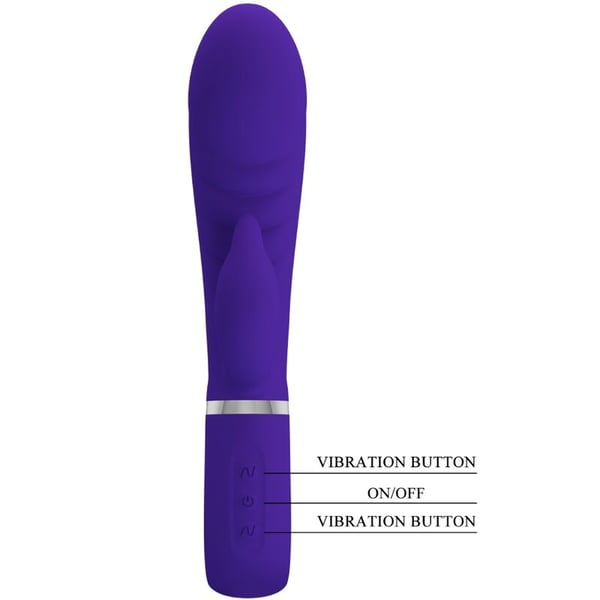 PRETTY LOVE - VIBRATEUR MULTIFONCTION G-SPOT PRESCOTT VIOLET