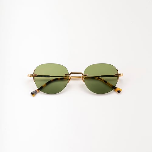 Kyme Eyewear Glasant Harvey Sunglasses.  Color Lens Green