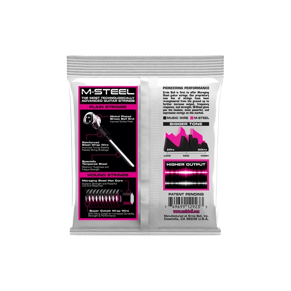 Ernie Ball 2923 M-Steel Super Slinky 9-42