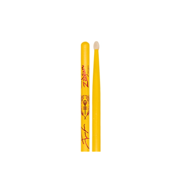 Zildjian ZASJD4 Josh Dun "Clancy Yellow" Bacchette Artist Series