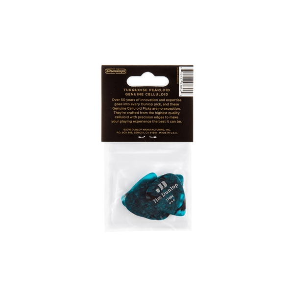 Dunlop 483P#11 Turquoise Perloid - Thin