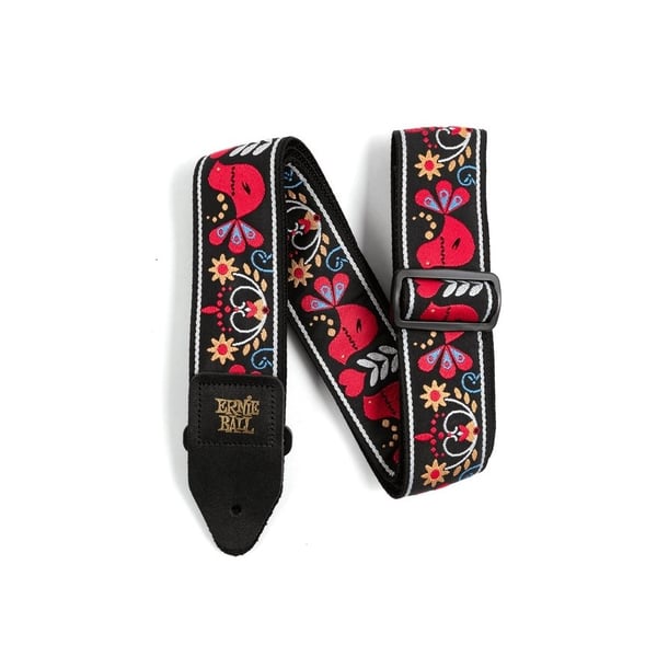 ERNIE BALL Tracolla chitarra Redbird Rising Jacquard