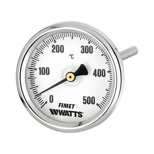 WATTS Termometro bimetallico  attacco posteriore tb-63 /fumi