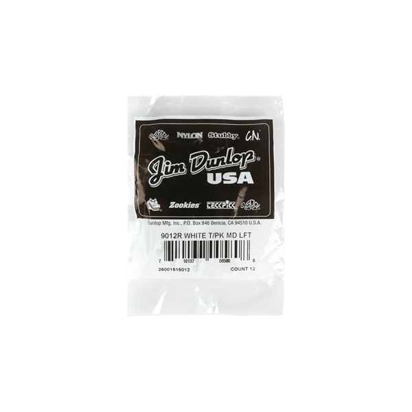 Dunlop 9012R THUMB MEDIUM LEFT - BAG 12 PLETTRI