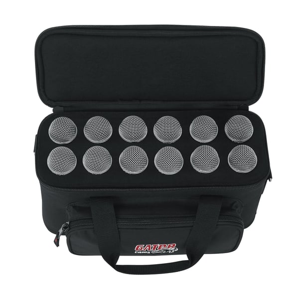 Gator Cases GM-12B Borsa 12 microfoni