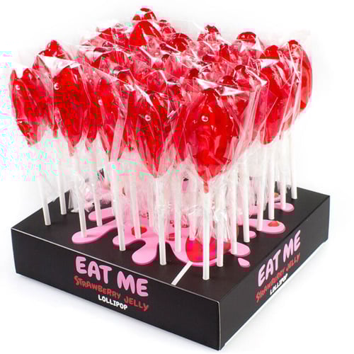 SECRETPLAY COSMETIC SECRETPLAY - ASSORTIMENTO ESPOSITIVO LECCA LECCA AL PENE CON ALCOOL 40 UNITÀ