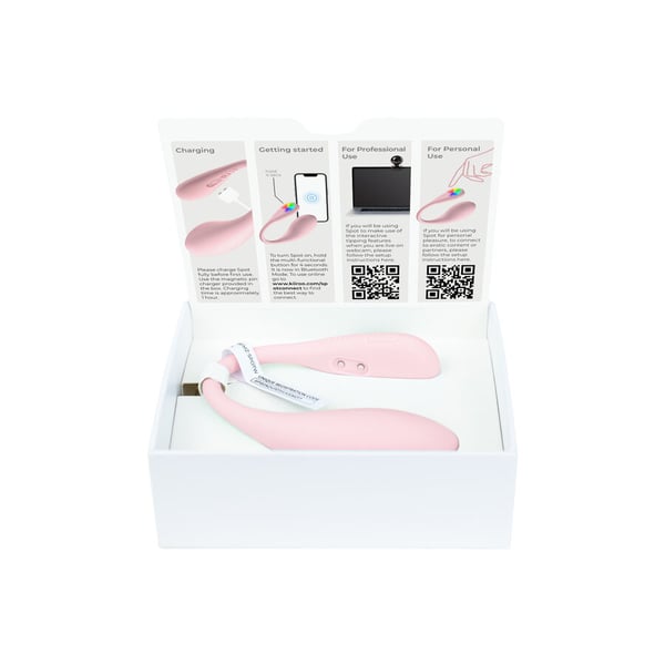KIIROO - SPOT KISS ME VIBRADOR FORMA U ROSA