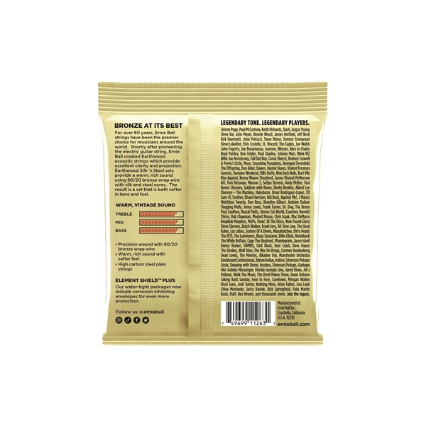 Ernie Ball 3047 Erthwd Silk and Steel Extra10 50