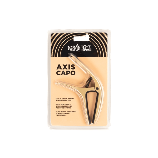 Ernie Ball 9606 Axis Capo Gold Satin 2021
