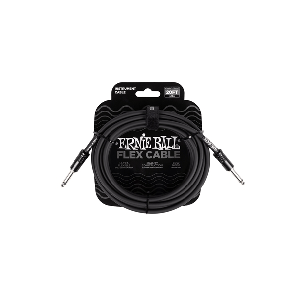 Ernie Ball 6435 Flex Cable Black 6m