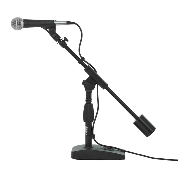 Gator Frameworks GFW-MIC-0822 Supporto microfono con asta telescopica per desktop e strumenti